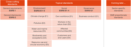 Figure 1: ESRS standards