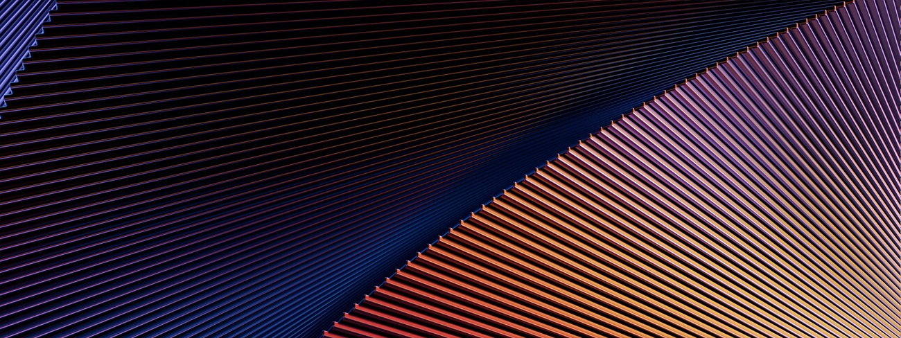 Abstract coloured lines