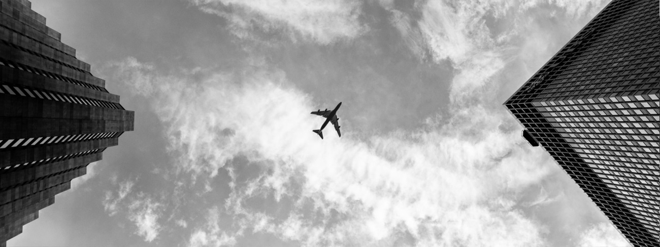 plane in sky